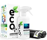 Espray limpiador de pantallas natural Ecomoist de 500 ml botella recargable reutilizable y ecológica, ideal para...