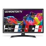 LG 24TN510S-PZ - Monitor Smart TV de 60 cm (24') con Pantalla LED HD (1366 x 768, 16:9, DVB-T2/C/S2, WiFi, Miracast, 10...
