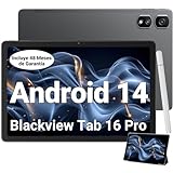 Blackview Android 14 Tablet Tab16Pro, 16GB RAM 256GB ROM/1TB TF Gaming Tablets 11 Pulgadas, 4G LTE 5G WiFi/8MP+13MP...
