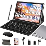 Oangcc 2023 Tablet 10 Pulgadas Android 13 OS Tablets con 12GB RAM+128GB ROM/TF 1TB, 5G WiFi, 8 Core 2.0 GHz | GMS...